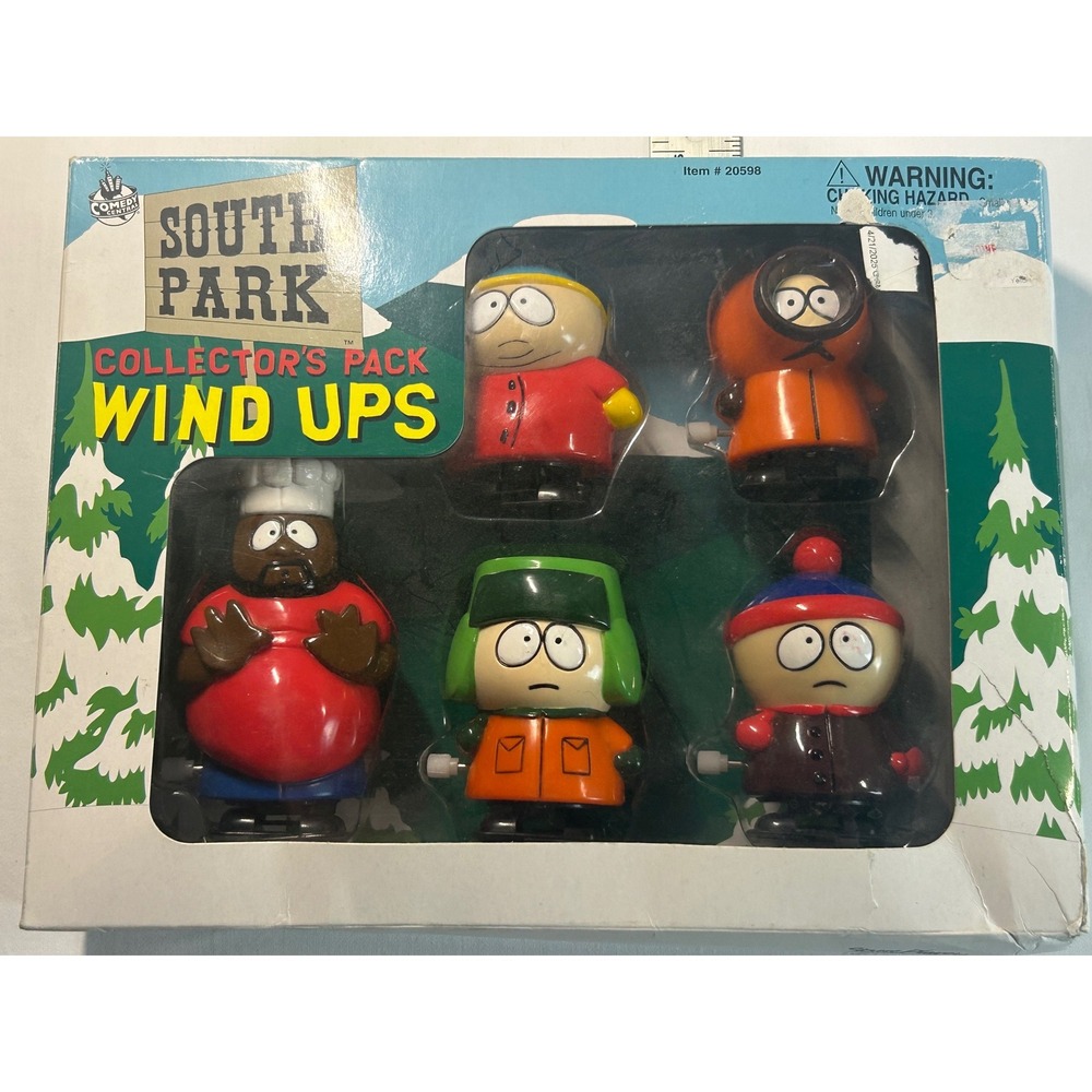 South Park Collector's Pack Wind Ups Kids OS Multicolor Vintage 1998 Figures